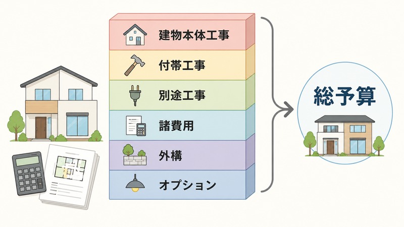 注文住宅の見積書で確認する費用の内訳